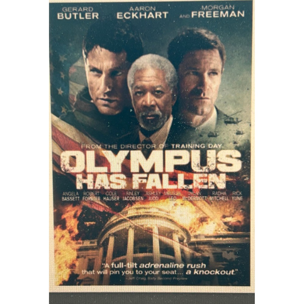Olympus Has Fallen DVD Disc Only Gerard Butler Morgan Freeman Action Thriller